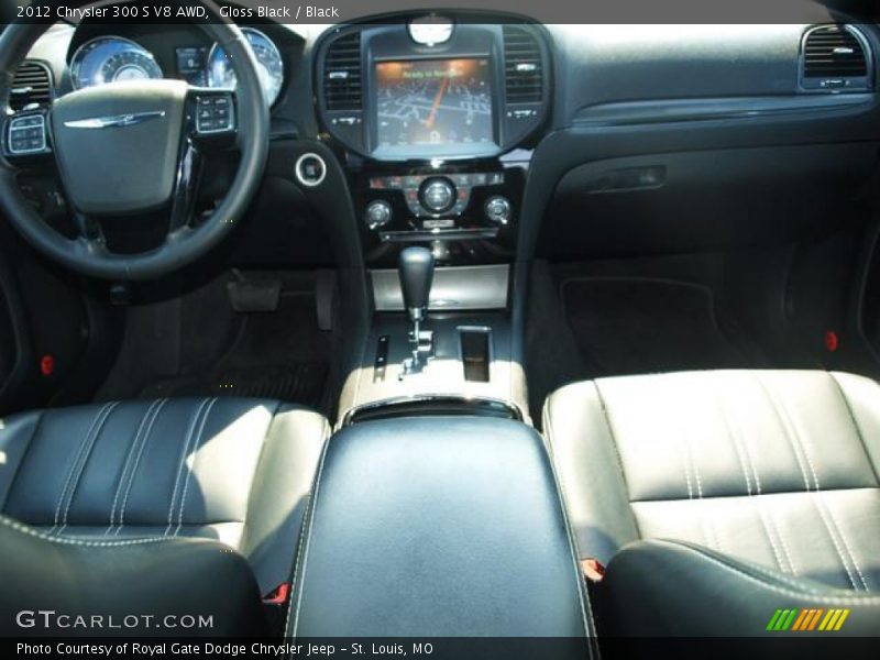 Gloss Black / Black 2012 Chrysler 300 S V8 AWD