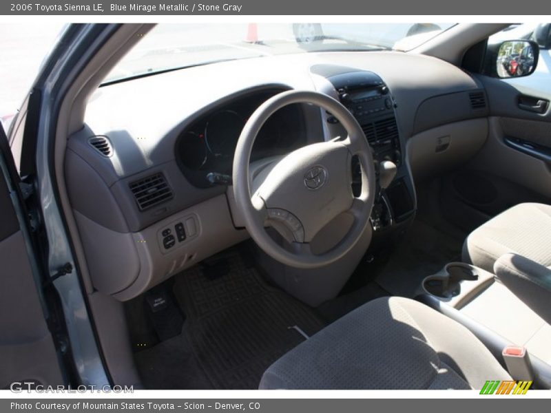 Blue Mirage Metallic / Stone Gray 2006 Toyota Sienna LE