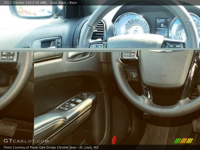 Gloss Black / Black 2012 Chrysler 300 S V8 AWD