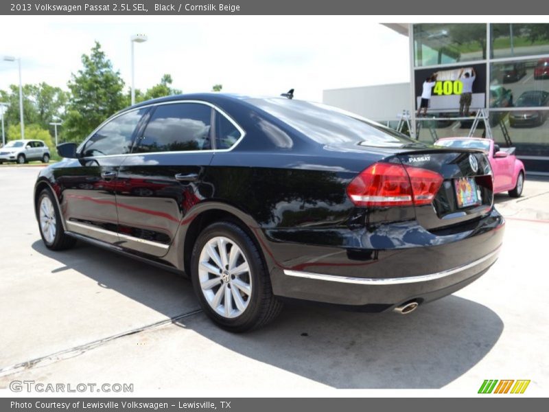 Black / Cornsilk Beige 2013 Volkswagen Passat 2.5L SEL