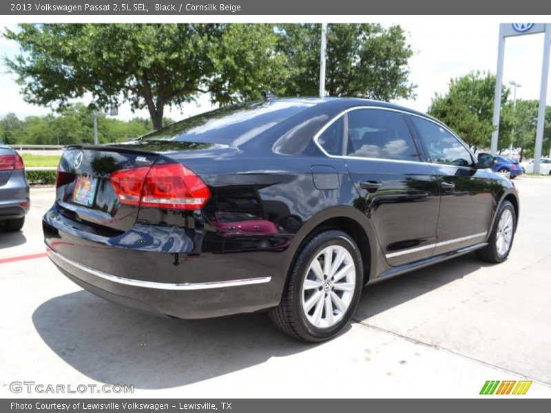 Black / Cornsilk Beige 2013 Volkswagen Passat 2.5L SEL