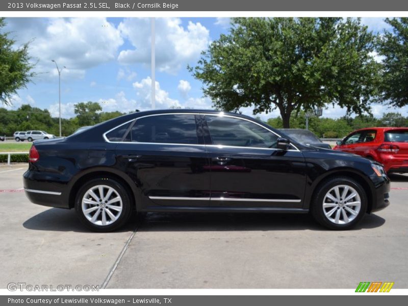 Black / Cornsilk Beige 2013 Volkswagen Passat 2.5L SEL