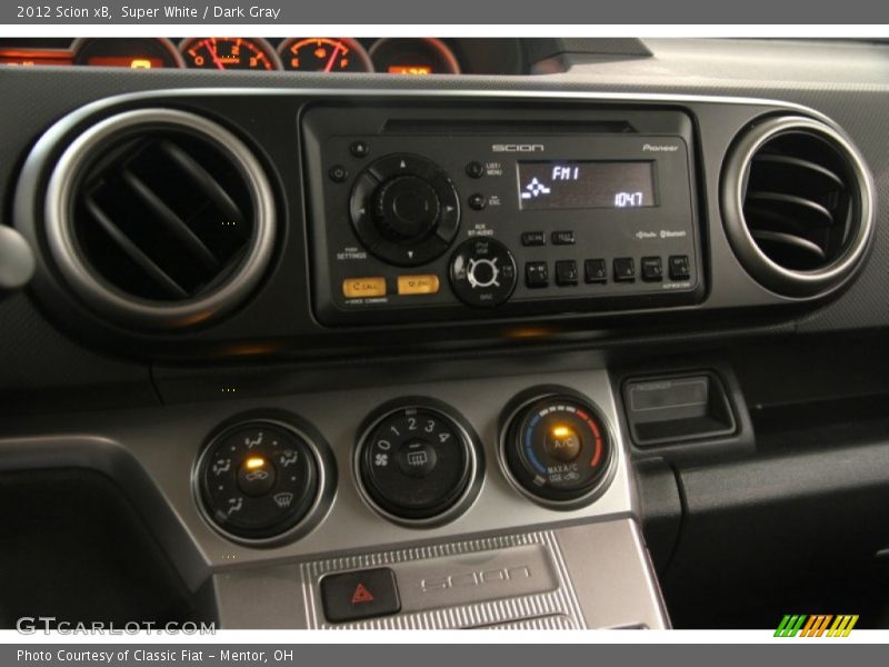 Super White / Dark Gray 2012 Scion xB