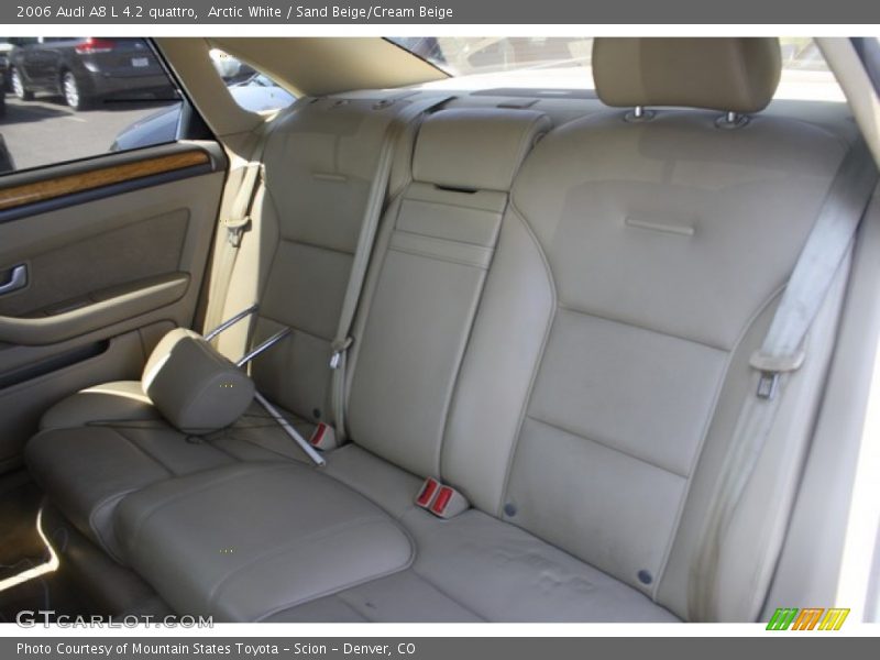 Arctic White / Sand Beige/Cream Beige 2006 Audi A8 L 4.2 quattro