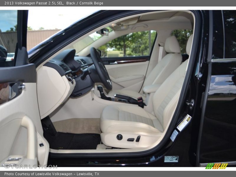Black / Cornsilk Beige 2013 Volkswagen Passat 2.5L SEL