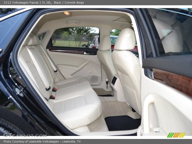 Black / Cornsilk Beige 2013 Volkswagen Passat 2.5L SEL