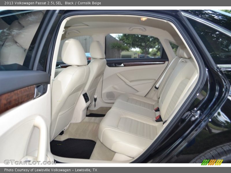 Black / Cornsilk Beige 2013 Volkswagen Passat 2.5L SEL
