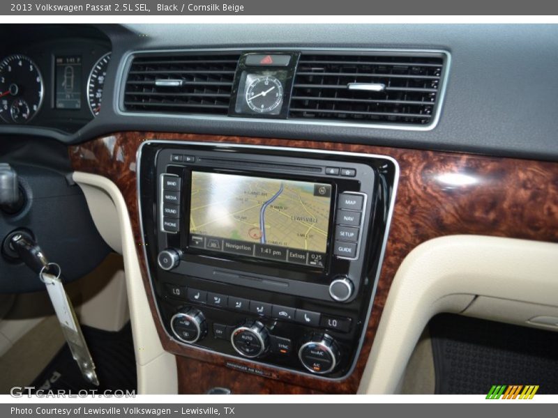 Black / Cornsilk Beige 2013 Volkswagen Passat 2.5L SEL