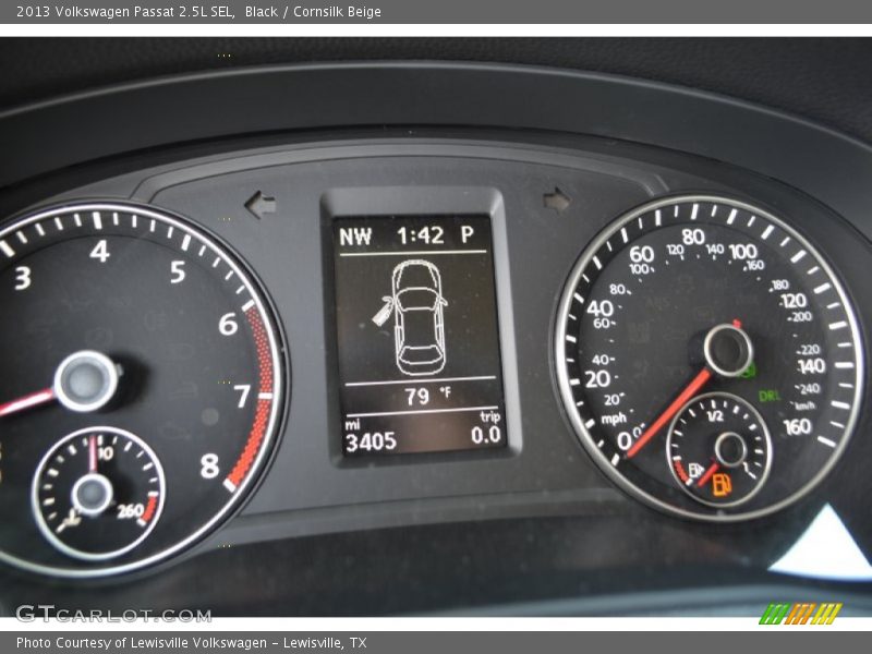 Black / Cornsilk Beige 2013 Volkswagen Passat 2.5L SEL