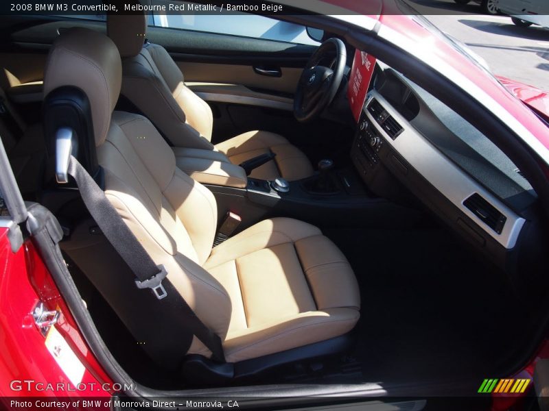 Front Seat of 2008 M3 Convertible