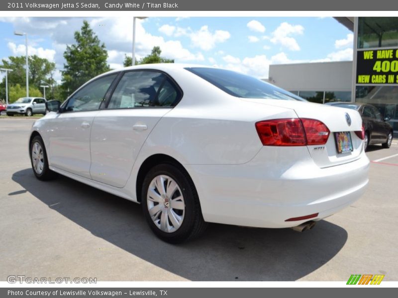 Candy White / Titan Black 2011 Volkswagen Jetta S Sedan