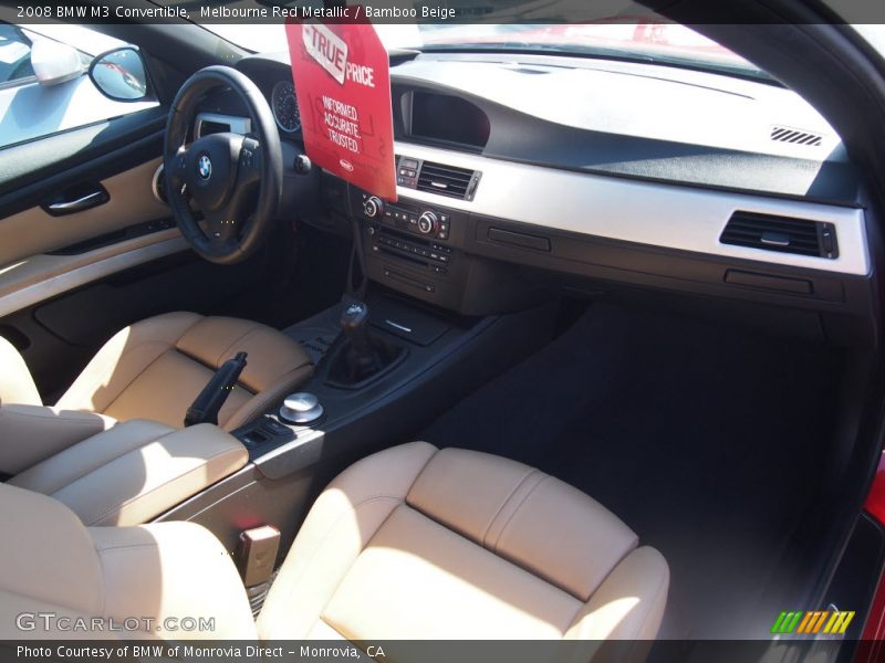 Melbourne Red Metallic / Bamboo Beige 2008 BMW M3 Convertible