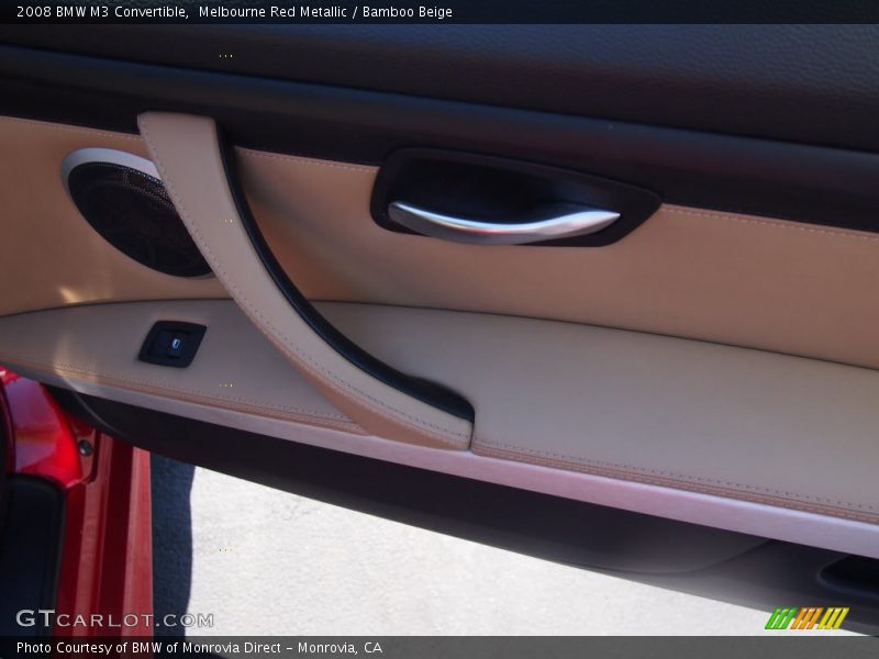 Melbourne Red Metallic / Bamboo Beige 2008 BMW M3 Convertible