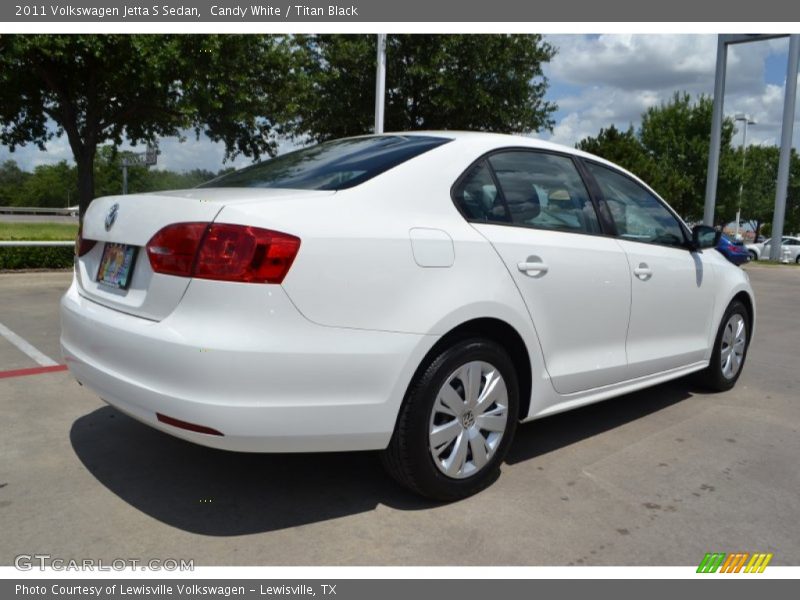 Candy White / Titan Black 2011 Volkswagen Jetta S Sedan