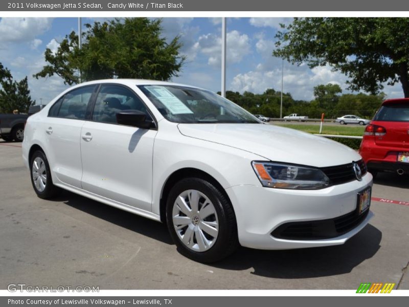 Candy White / Titan Black 2011 Volkswagen Jetta S Sedan