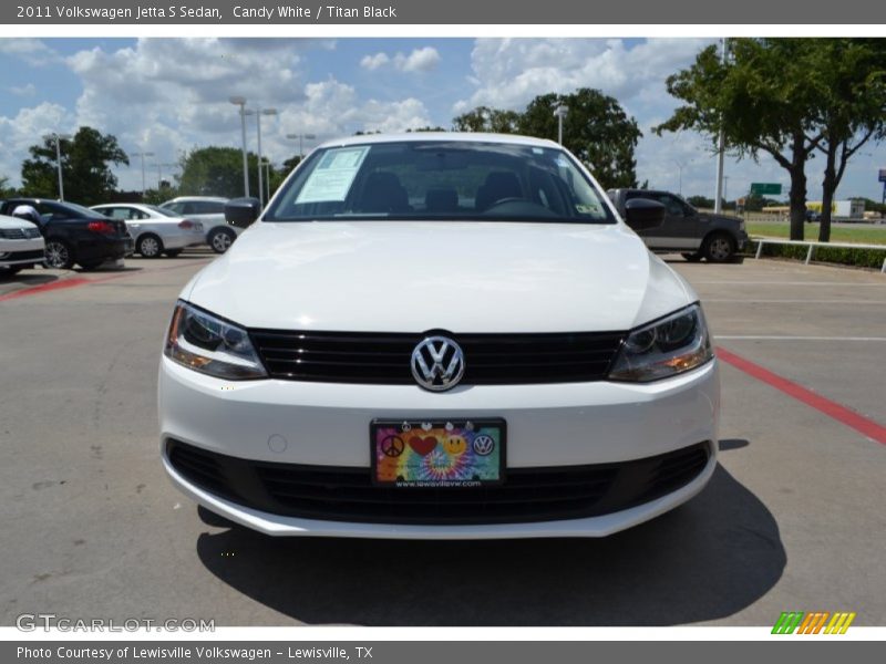 Candy White / Titan Black 2011 Volkswagen Jetta S Sedan