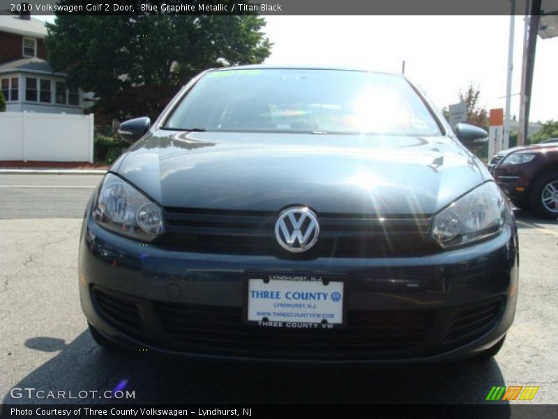 Blue Graphite Metallic / Titan Black 2010 Volkswagen Golf 2 Door