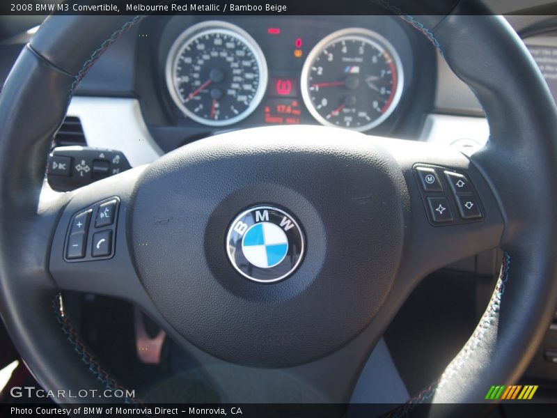 Melbourne Red Metallic / Bamboo Beige 2008 BMW M3 Convertible