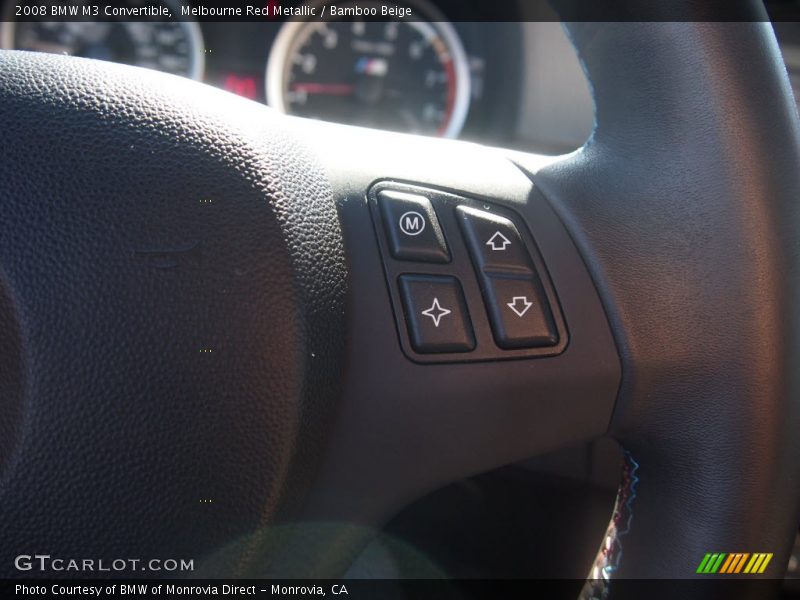 Melbourne Red Metallic / Bamboo Beige 2008 BMW M3 Convertible
