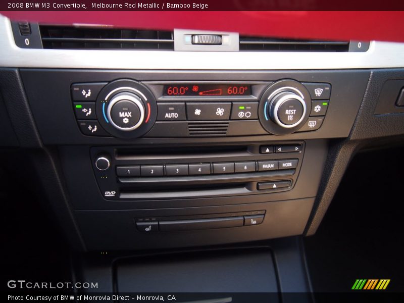 Melbourne Red Metallic / Bamboo Beige 2008 BMW M3 Convertible