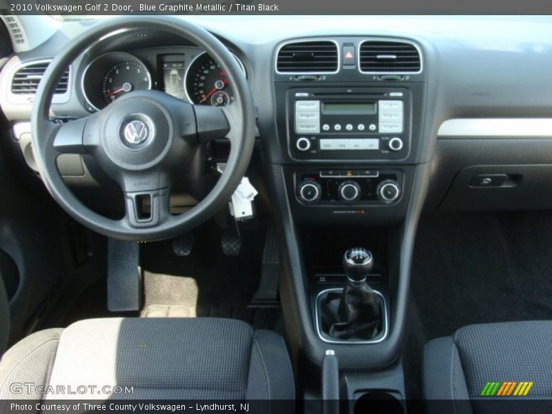Blue Graphite Metallic / Titan Black 2010 Volkswagen Golf 2 Door