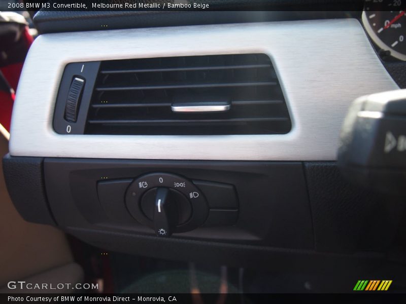Melbourne Red Metallic / Bamboo Beige 2008 BMW M3 Convertible