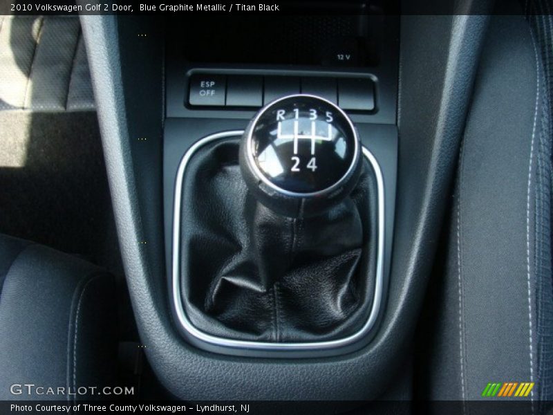 Blue Graphite Metallic / Titan Black 2010 Volkswagen Golf 2 Door