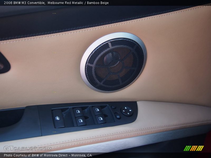 Melbourne Red Metallic / Bamboo Beige 2008 BMW M3 Convertible