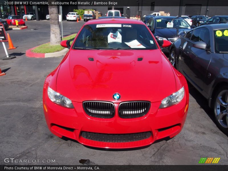  2008 M3 Convertible Melbourne Red Metallic