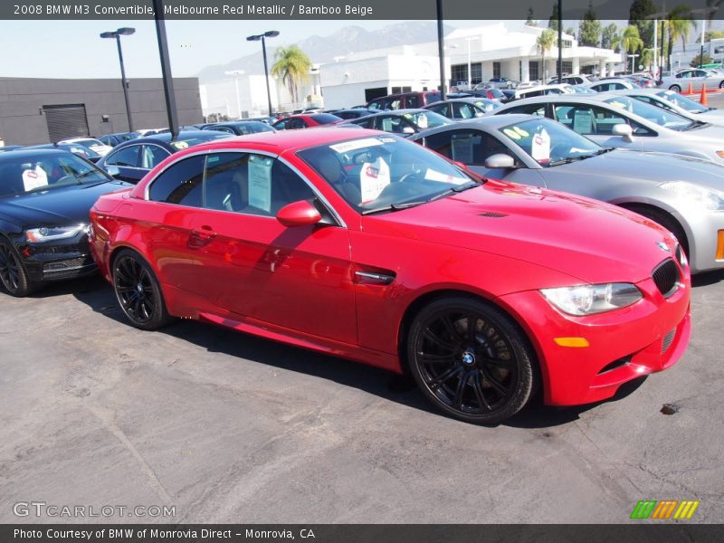  2008 M3 Convertible Melbourne Red Metallic