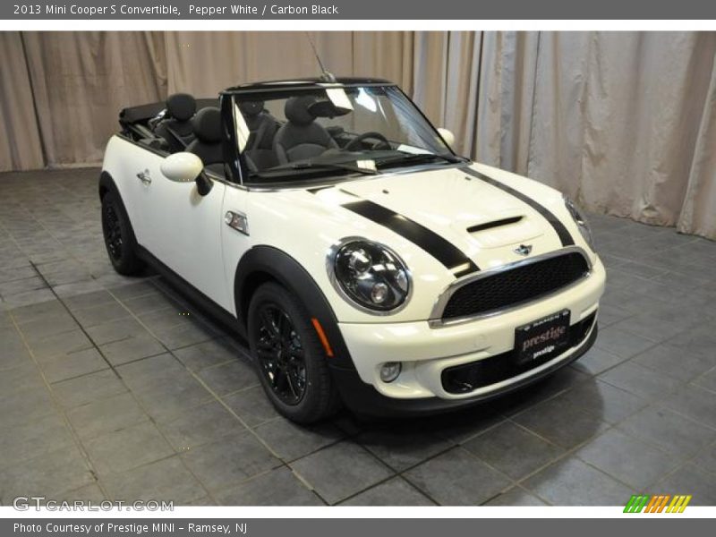 Pepper White / Carbon Black 2013 Mini Cooper S Convertible