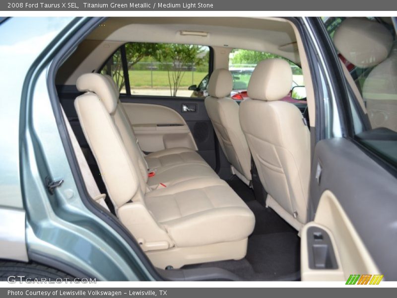Titanium Green Metallic / Medium Light Stone 2008 Ford Taurus X SEL
