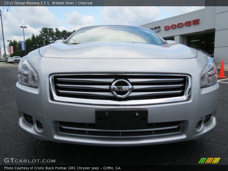 Brilliant Silver / Charcoal 2012 Nissan Maxima 3.5 S