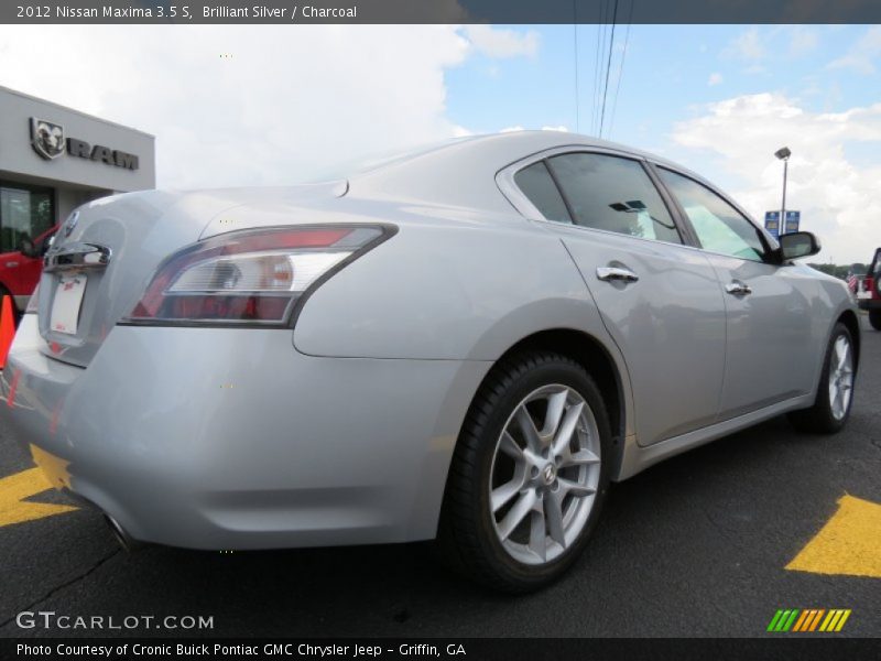 Brilliant Silver / Charcoal 2012 Nissan Maxima 3.5 S