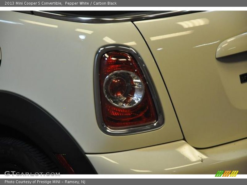 Pepper White / Carbon Black 2013 Mini Cooper S Convertible