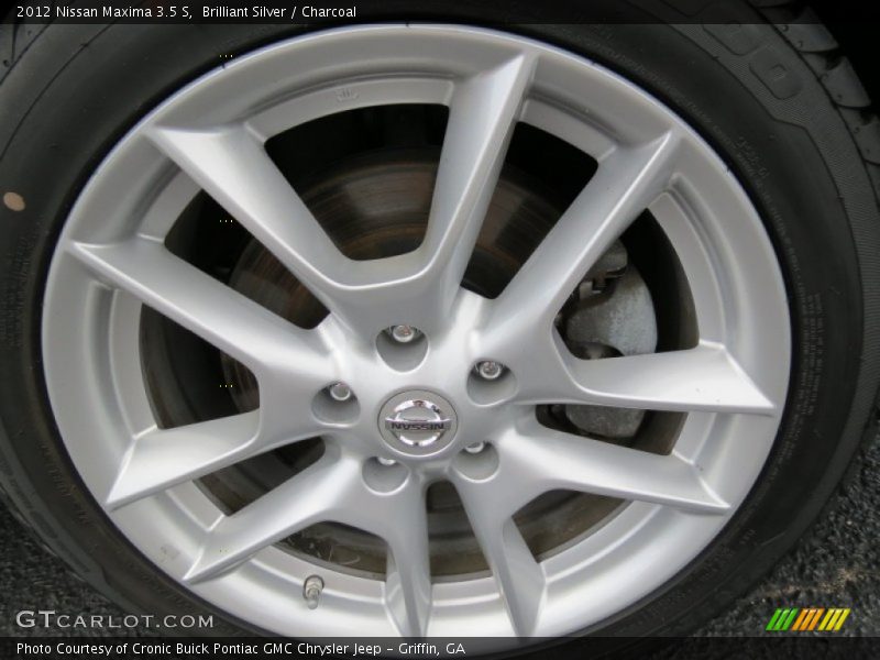 Brilliant Silver / Charcoal 2012 Nissan Maxima 3.5 S