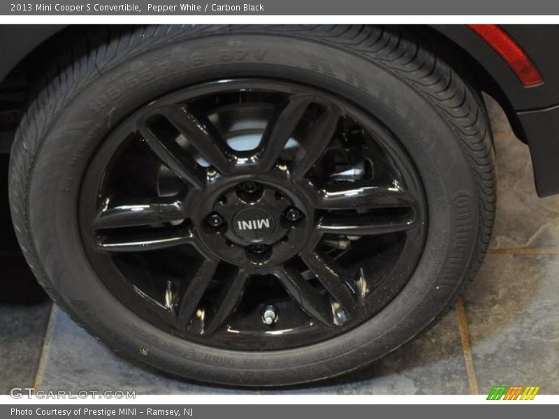 Pepper White / Carbon Black 2013 Mini Cooper S Convertible