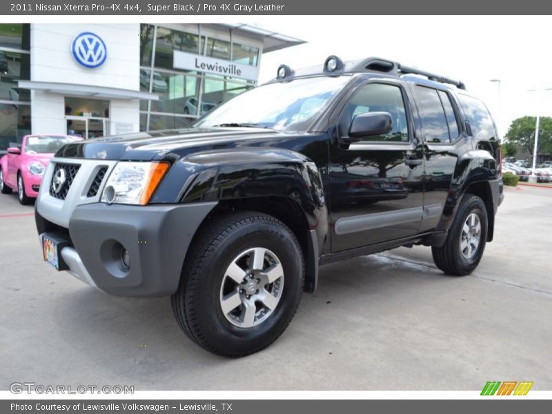 Super Black / Pro 4X Gray Leather 2011 Nissan Xterra Pro-4X 4x4