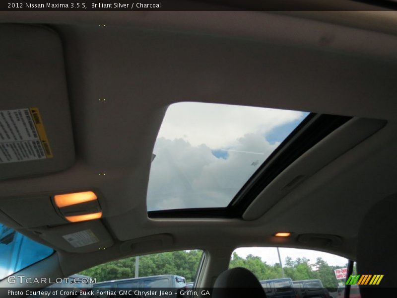 Brilliant Silver / Charcoal 2012 Nissan Maxima 3.5 S