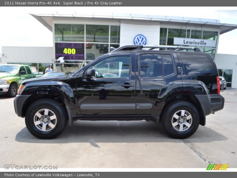 Super Black / Pro 4X Gray Leather 2011 Nissan Xterra Pro-4X 4x4