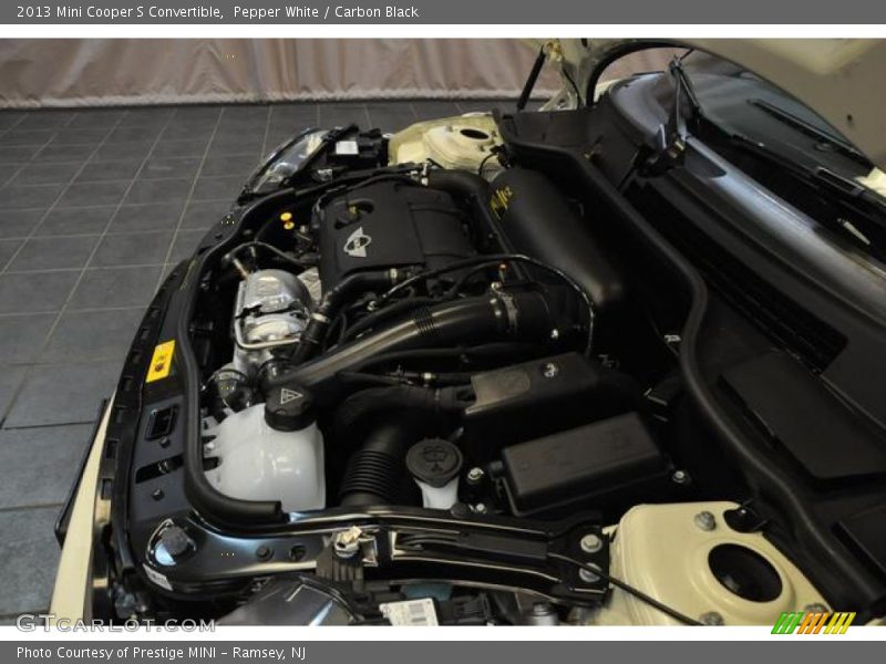 Pepper White / Carbon Black 2013 Mini Cooper S Convertible