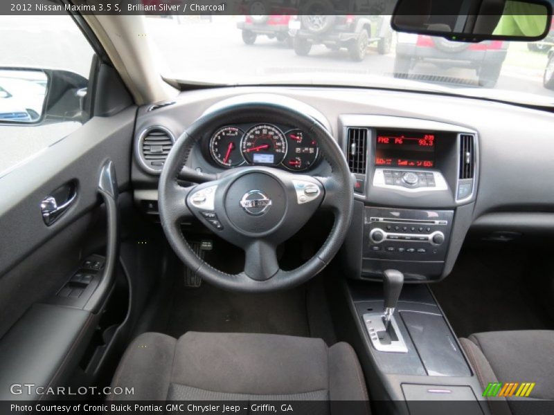 Brilliant Silver / Charcoal 2012 Nissan Maxima 3.5 S