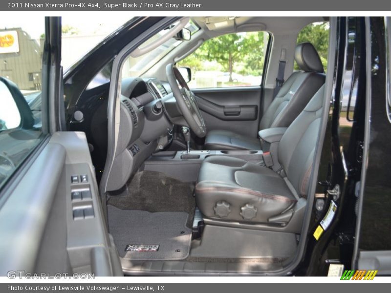Super Black / Pro 4X Gray Leather 2011 Nissan Xterra Pro-4X 4x4