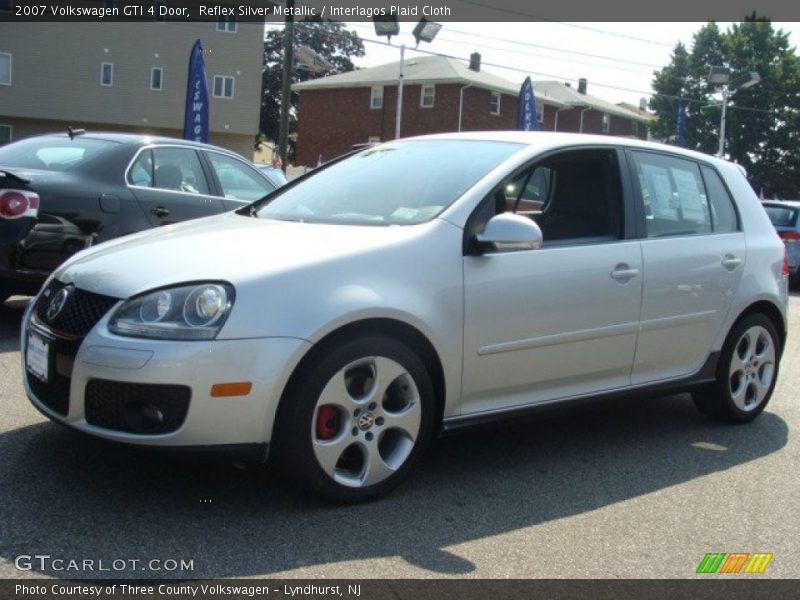 Reflex Silver Metallic / Interlagos Plaid Cloth 2007 Volkswagen GTI 4 Door