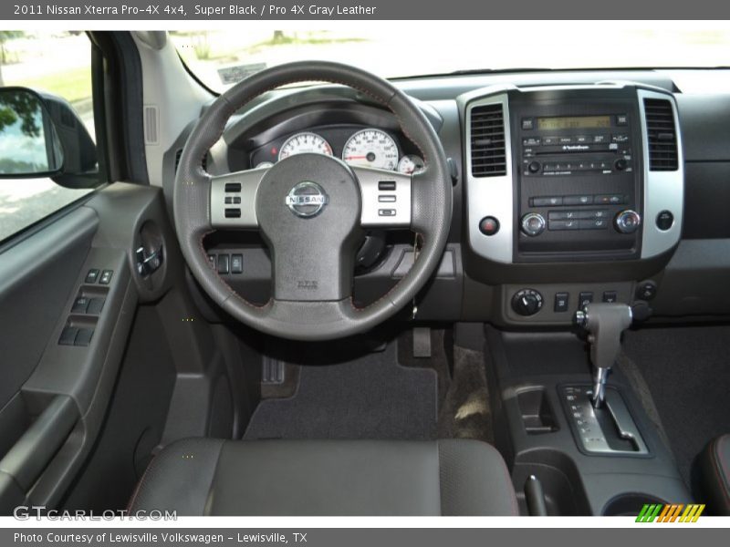 Super Black / Pro 4X Gray Leather 2011 Nissan Xterra Pro-4X 4x4