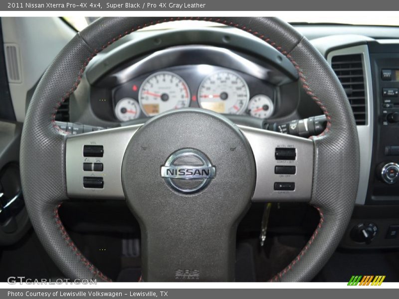 Super Black / Pro 4X Gray Leather 2011 Nissan Xterra Pro-4X 4x4