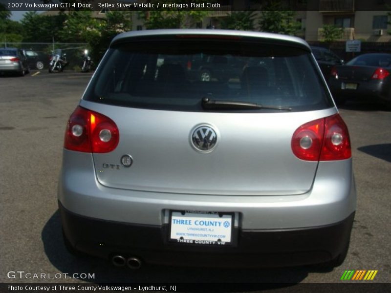 Reflex Silver Metallic / Interlagos Plaid Cloth 2007 Volkswagen GTI 4 Door
