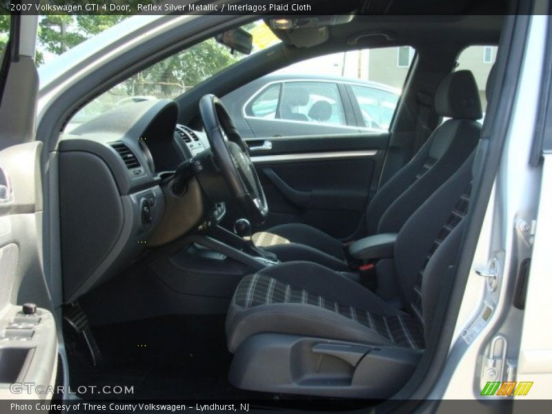 Reflex Silver Metallic / Interlagos Plaid Cloth 2007 Volkswagen GTI 4 Door