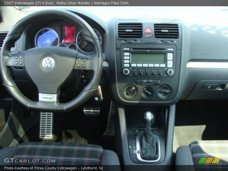 Reflex Silver Metallic / Interlagos Plaid Cloth 2007 Volkswagen GTI 4 Door