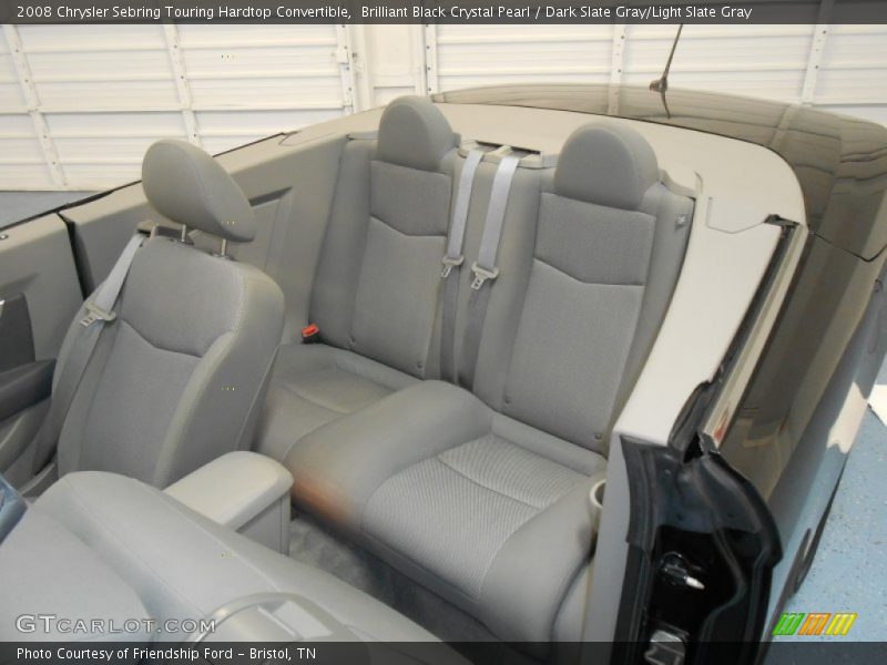 Brilliant Black Crystal Pearl / Dark Slate Gray/Light Slate Gray 2008 Chrysler Sebring Touring Hardtop Convertible
